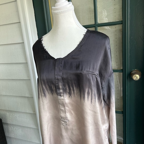 Go Silk Ny top size small Women's Go Silk Tunic Top Shirt Button small - Picture 2 of 7